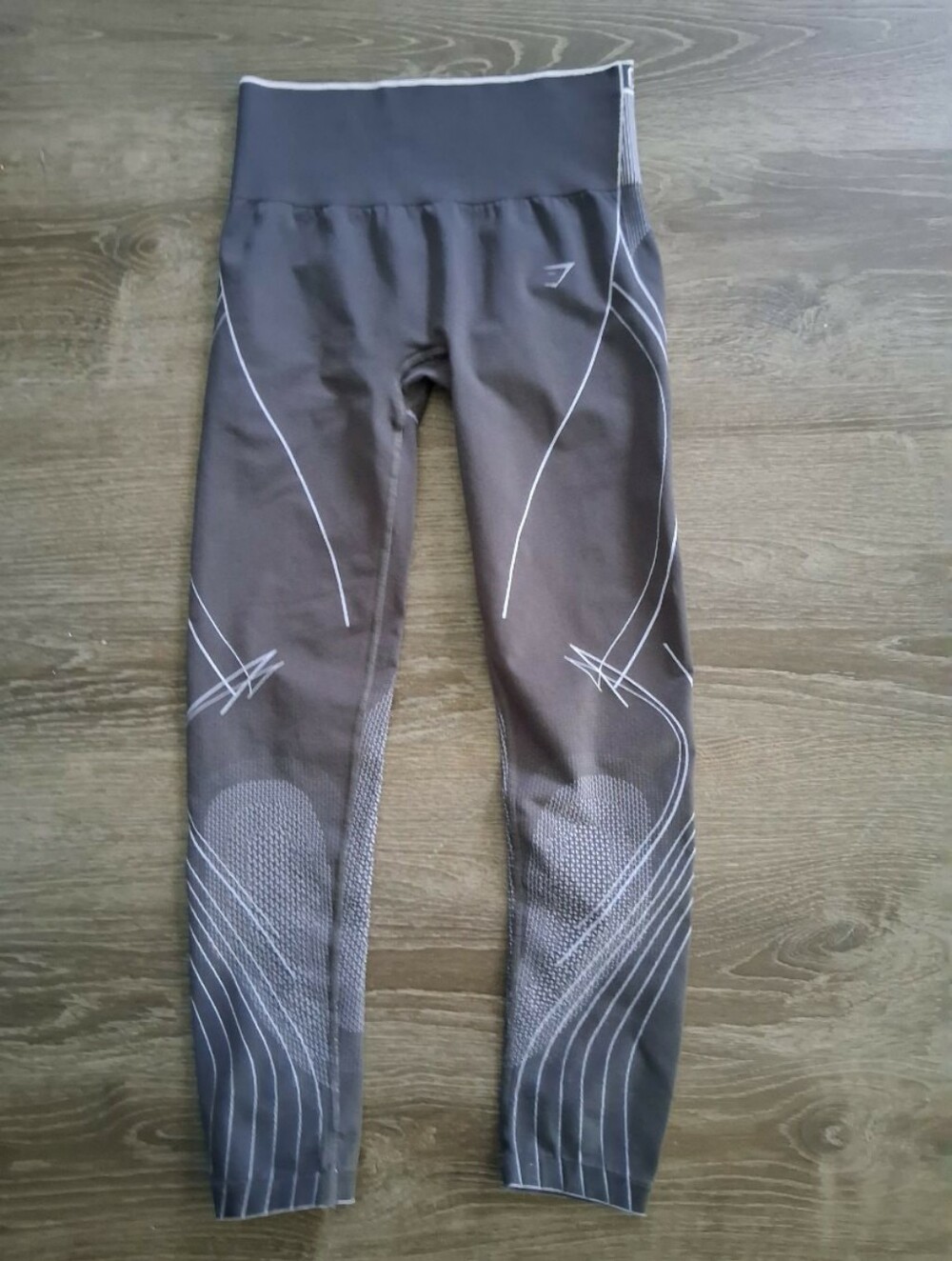 Gymshark Grey Seamless High-Waisted Leggings Size M